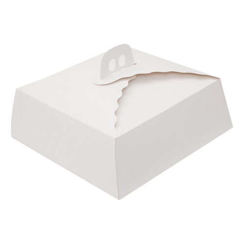Caja torta grande blanca
