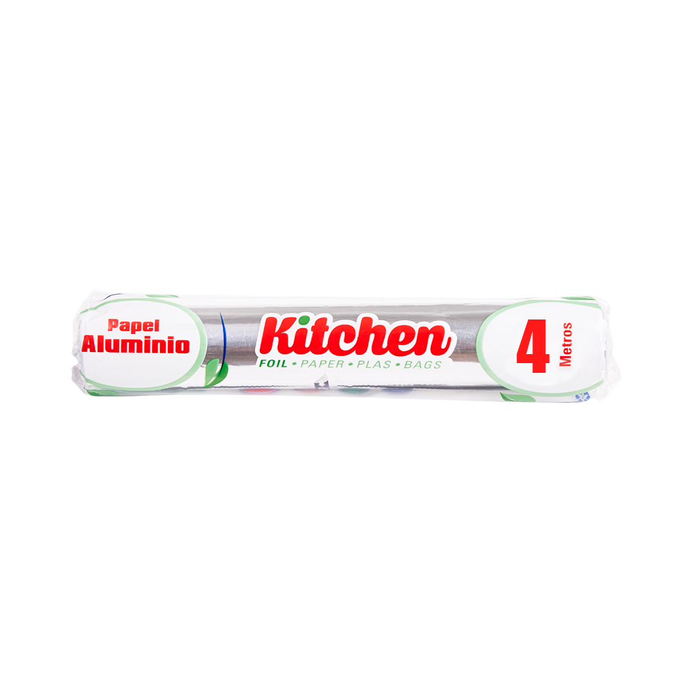 Kitchen Aluminio 4 mts Pliego (50 unid)